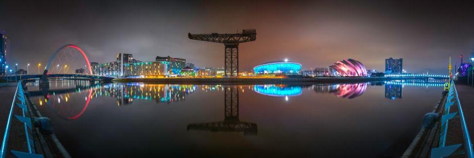 Scotland at night